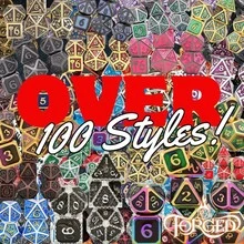 Mystery Bag Juego de dados Blind Surprise - Contiene 1 juego completo de dados de metal D4, D6, D8, D10, , D para juegos de mesa RPG y accesorios - inicial - Ver 3