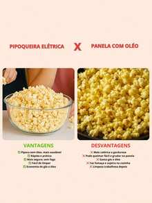 Electric Popcorn Maker Without Oil - 美規A型插(110-127V) - 查看 2