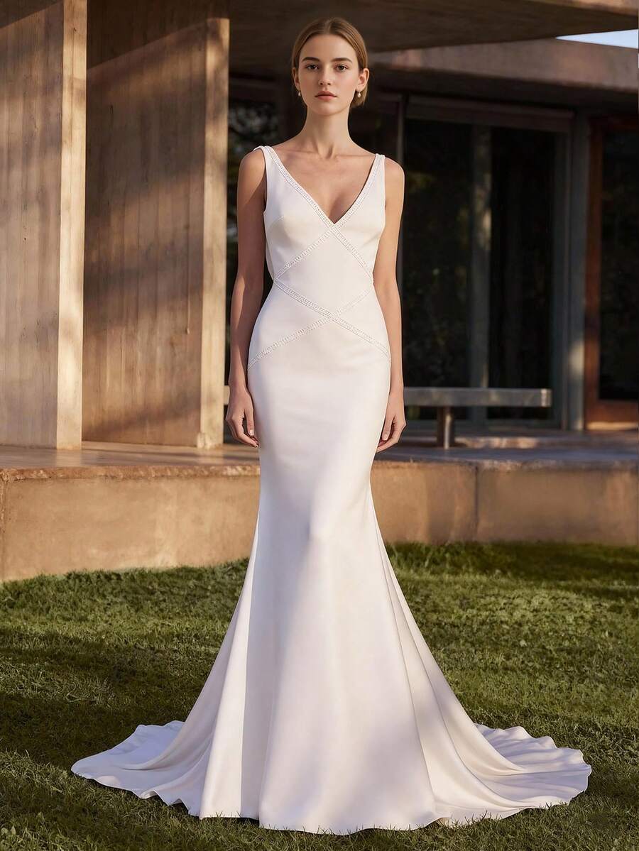 Vestidos de novia - Blanco - Ver 1