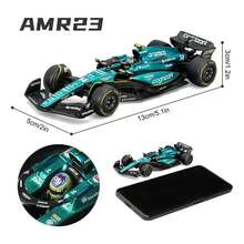 Burago 1/43 F1 AMR23 2023 & AMR25 2025 #14 Fernando Alonso Diecast Racing Car Model,  Race Car Model, Perfect Gift For Holidays, Birthdays And Collections - AMR23#14-helmet - View 10