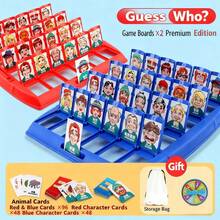 1pc Who I Am Board Game, A Two-Player Puzzle Parent-Child Interactive Game, Memory Logic Card - Multicolor - View 9