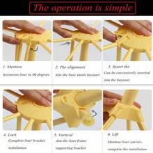 - Soporte de secado para pasta de cocina, plegable, soporte para fideos con 10 asas de barra, color verde - Tendedero - Ver 7