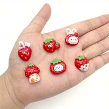 6/18/30 chiếc kẹo mút nhựa dễ thương - Mặt phẳng - Không có lỗ - Macaron Hồng, Vàng, Xanh lá, Tím, Cam, Đỏ, Nâu, Vàng - Mặt phẳng trang trí thủ công sổ lưu niệm - kẹo - Xem 12