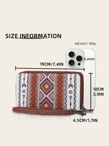 Women's Vintage Bohemian Style RFID Wallet Wristlet Purse With Waterproof Coin Pocket & Card Slots For Women Money Wallet Purse Wallet Long Wallet