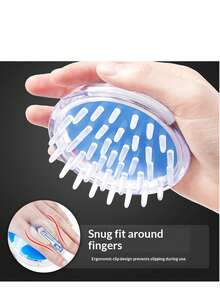 2 Stücke weiche Silikon Kopfhaut- & Körperbürste, flexible Borsten mit ergonomischem Griff, hochwertiges hautfreundliches Material vermeidet Irritationen, reinigt Haarwurzeln & Körperhaut gründlich, fördert Entspannung & Durchblutung, perfekt für die Badezimmer-Dusch-Routine, unverzichtbares Pflegeutensil für alle Geschlechter - Verschiedenfarbig - Übersicht 9