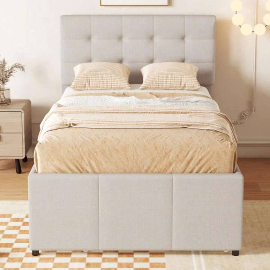 Bed Frames - White - View 1