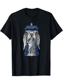 Women-Shirt Tshirt Weeping With Blue Box 1 Fan Fun-Shirt - Black - View 6