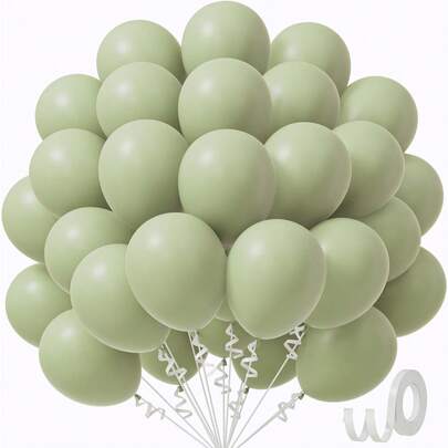 10/20/30/40/50pcs Grey Green Balloons 18/12/10/5 Inches In Different Sizes Avocado Green Latex Balloons Wreath Arch Kit Suitable For Birthday Parties Graduation Brides Shower Wedding Hunting Jungle Balloon Decoration