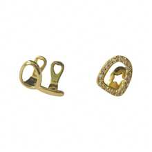 1 Set Hollow Zirconia Stone Combination Hollow Bar Teardrop Tooth Jewelry, Fashion Party Accessory, Christmas Couple Gift, Hip Hop Ornament - Multicolor - View 8