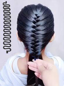 2/4/6pcs/Set Girls Hair Styling Tools, Hair Accessories Set, Kids Hair Clips, Bun Maker, Hair Comb, Hair Styling Tools, Non-Damaging Braiding Clips, Holiday Gift