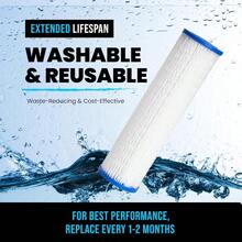 Cold Plunge Water Filter Replacements 2.5 Inch X 10 Inch 50 Micron Sediment Filter Set Of 4 Filter Cartridges - As Pic - View 6