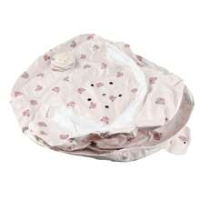 Asiento Hinchable para Bebe Plegable, Silla de Baño Inofensiva Ajustable, Patrón Cartón Bonito, Airebags Independientes y Válvula Anti-Fugas, Protección Doble - Multicolor - Ver 4