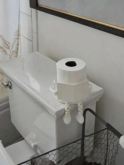 1 pieza Soporte divertido para papel higiénico, Estantería para papel higiénico con forma humana creativa, compañero de lectura, decoración del soporte de papel higiénico - Diseño de postura sentada divertida, hecho de plástico ABS, se puede usar para almacenar papel higiénico/decoración del hogar única/organización de escritorio, adecuado para el hogar/adultos/adolescentes, baño/dormitorio/sala de estar, etc.