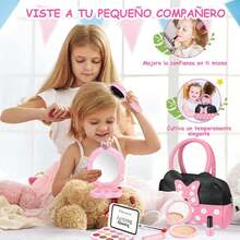 RFID Bolso de Juego para niñas pequeñas, Juego De Bolsas para Niñas Dress Up, Set de Juego de Maquillaje de Simulación, Juguete de Princesa, Regalo de Cumpleaños para Niñas - 1 - Ver 3