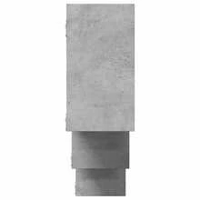 Mensola da parete vidaXL, grigio cemento, 159x18x66 cm, materiale a base di legno - Multicolore - Visualizzare 5