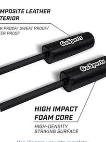 Go S po rtsPadded Locking Training Pads and Sparring Pads2 Pack for Martial Arts and Sports Training (Basketball, Soccer, Lacrosse, MMA and More) - Choose Your - Negro - Ver 3