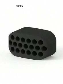 10 piezas Ejercitador de músculo masetero facial, Entrenador de mandíbula, Bola de masaje para adelgazamiento facial - Negro - Ver 6