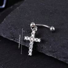 1件高品质Y2K风格眉钉/耳钉，低过敏性，不易褪色，穿刺饰品，适合日常佩戴和聚会，是生日和圣诞节的精美礼物。 - 彩色 - 查看 13