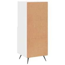 Credenza vidaXL bianca lucida 34,5x34x90 cm Materiale a base di legno - Multicolore - Visualizzare 8