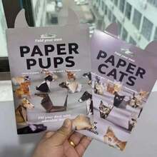 50pcs 3D Animal Origami Kit - Cats And Dogs, STEAM Educational Toys For Kids, Handmade Crafts For Boys And Girls, Parent-Child Creative Interaction For Preschoolers, Cute Stress Relief Toys, Kindergarten Birthday Christmas Gifts - Multicolor - View 11