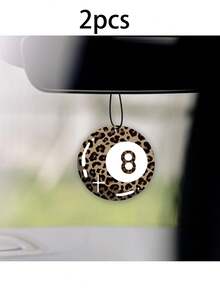 Leopard Print Car Fragrance Sheets, Car Air Freshener, Car Fragrance Mirror Hanging Decor, Creative Personalized Car Fragrance Sheets, Suitable For Car Interior And Wardrobe, Long-Lasting Scented Paper Air Freshener Hanging Decor, Car Interior Decoration, Car Accessories, Can Be Used For About 3 Months After Unsealing - Multicolor - View 17