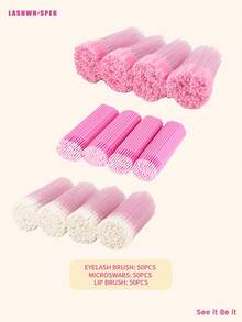 Eyelash Extension Supplies Kit Disposable Lash Spoolies Brushes Micro Swab Brush Mascara Wand Lip Brushes - Multicolor - View 22