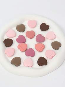 10-30-50-100pcs/Set Finger Makeup Sponge Puff, Latex-Free Hybrid Sponge With Air Cushion, Suitable For Foundation, Powder, Concealer, Fits All Skin Types - Multicolor - View 5