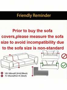 1pc Solid Color Milk Silk Stretch Sofa Cover, Modern All-Season Full Coverage Sofa Slipcover, Pet-Friendly Machine Washable Sofa Protector, Pet-Friendly Home Decor, 1-Seater, 2-Seater, 3-Seater, 4-Seater - Dark Grey - View 10