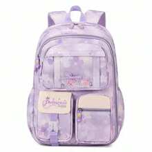 Mochila infantil de dibujos animados, protección de espalda, carga reducida, lentejuelas degradadas, gran capacidad - Lila Púrpura - Ver 3