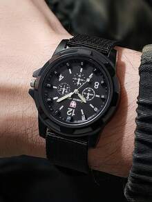 2件套新款男士商务休闲圆形石英表，多功能情侣手表套装，情人节、新年、生日、圣诞节礼物，送给朋友和家人