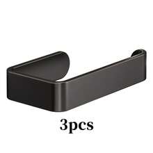 No Drill Toilet Paper Holder, Bathroom Tissue Roll Rack, Wall-Mounted Toilet Paper Dispenser, Toilet Paper Holder, Bathroom Storage Rack, This Plastic Tissue Holder Can Be Installed In The Kitchen Without Drilling. This Self-Adhesive Paper Towel Holder Can Be Used As A Bathroom Towel Bar Or Wall-Mounted Towel Ring, Ideal For Hanging Towels And Tissues In The Bathroom.