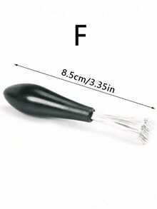 1pc Nylon Curling Iron Salon Styling Roller Brush, Home Round Comb, Women Hair Brush, Straight & Curly Hair Dual-Use - Multicolor - View 11