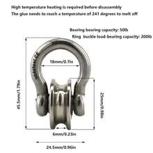 Rock Climbing Quick Release - U型滑輪卸扣(小螺絲) - 查看 8