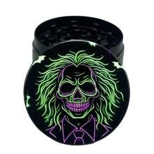 1pc Green Skull Design Grinder, Multi-Function Grinder, Home Grinder, Metal Grinder, Kitchen Tool, Home Gadget, Christmas Item