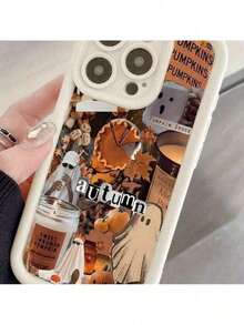 Funda de teléfono con diseño de otoño, que incluye protección contra caídas y una cubierta resistente a golpes para modelos de  7 a 15.Funda de teléfono vintage retro. - Multicolor - Ver 6