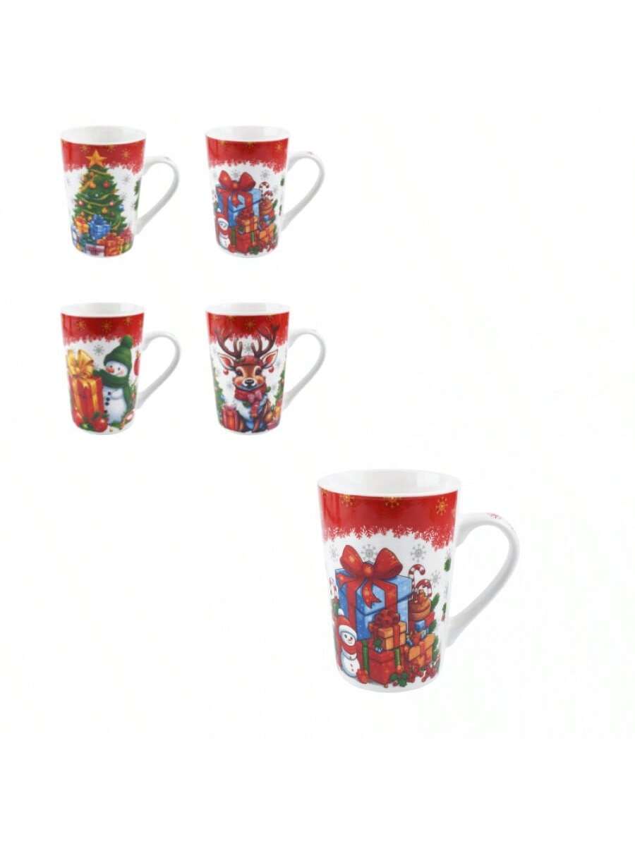 Taza de cerámica de 450 ml - Temática navideña