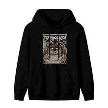 Size Plus(1pcs 100% Cotton 220g Hoodie)Men's Taz Graphic Digital Print T Hoodie Tazmania Cartoon Tasmanian Devil Anime Theme Casual Round Neck Short Sleeve T Hoodiehoodie Streetwear Summer(1) - 款式1 - 查看 1