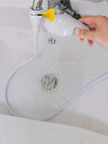 1pc Multi-Function Faucet Extender With Shower Head, Convenient For Shampoo, Bathtub, Shower Head Adapter, Pet Shower, Pet Cleaning And Grooming Products. Daily Necessity, Home Living Supplies, Back To School Supplies, Autumn/Winter Supplies, Christmas Decoration, Also An Ideal Gift For Christmas, Thanksgiving, New Year - Multicolor - View 8