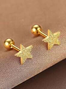 1 Pair Delicate Small Heart Shaped Stud Earrings, Fashion Jewelry For Daily Wear - Multicolor - View 10