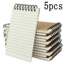 2pcs/5pcs All-Weather Solid Color Mini Notebooks - Suitable For Outdoor Activities, Hiking, Camping And Emergency Recording, With Ruler Line Paper, Tactical Pocket Size 3.0" X 5.0", Solid Color Cover