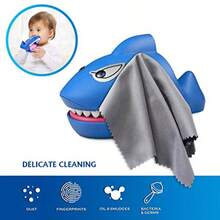 AAwipes Paños limpiadores de gafas de microfibra 10 paquetes para gafas lentes teléfonos pantallas cámaras cubiertos y cualquier otra superficie delicada (6"x7" 3 blanco + 7 gris oscuro) - como en la foto - Ver 6