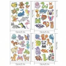 DIY钻石画套装，含宝石工具、工艺品、马赛克贴纸 - 圆形宝石艺术套装，适合初学者，手工工艺品材料