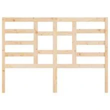 Cabecero vidaXL de 126x4x104 cm, madera maciza de pino. - Multicolor - Ver 4
