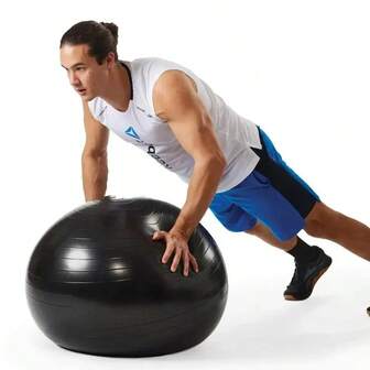 Yoga Ball 55-75cm - Exercise Ball For Balance Core Strength Training