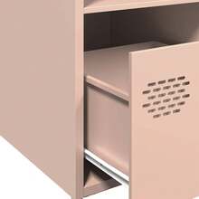 Credenza alta vidaXL rosa 35x39x103,5 cm in acciaio - Multicolore - Visualizzare 9