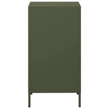 Credenza vidaXL verde oliva 35x39x73,5 cm acciaio laminato a freddo - Multicolore - Visualizzare 6