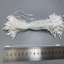 Cordón de etiqueta colgante de poliéster, firmemente cerrado, adecuado para ropa, zapatos, etiquetas de equipaje, etiquetas de regalo, etiquetas de precio y accesorios DIY