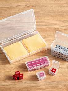 1 صندوق تخزين جبن شفاف، حامل شرائح الجبن، وعاء الزبدة مع غطاء، حافظة جبن للثلاجة، مناسب للثلاجة والخزانة - متعدد الألوان - مشاهدة 9