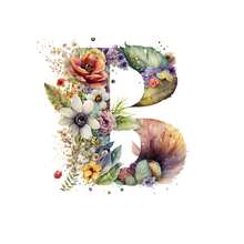 1pc, A-Z Clothes Stickers Beautiful Alphabet With Flower Heat Transfer For Clothes Pillow Patches Iron On Sticker Diy A-Level Washable Clothes Decals - Multicolor - View 27