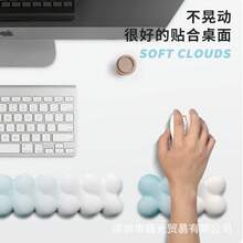Wrist & Mouse Support Set - Wrist Mouse Pad - Rose Pink Gradient - View 4